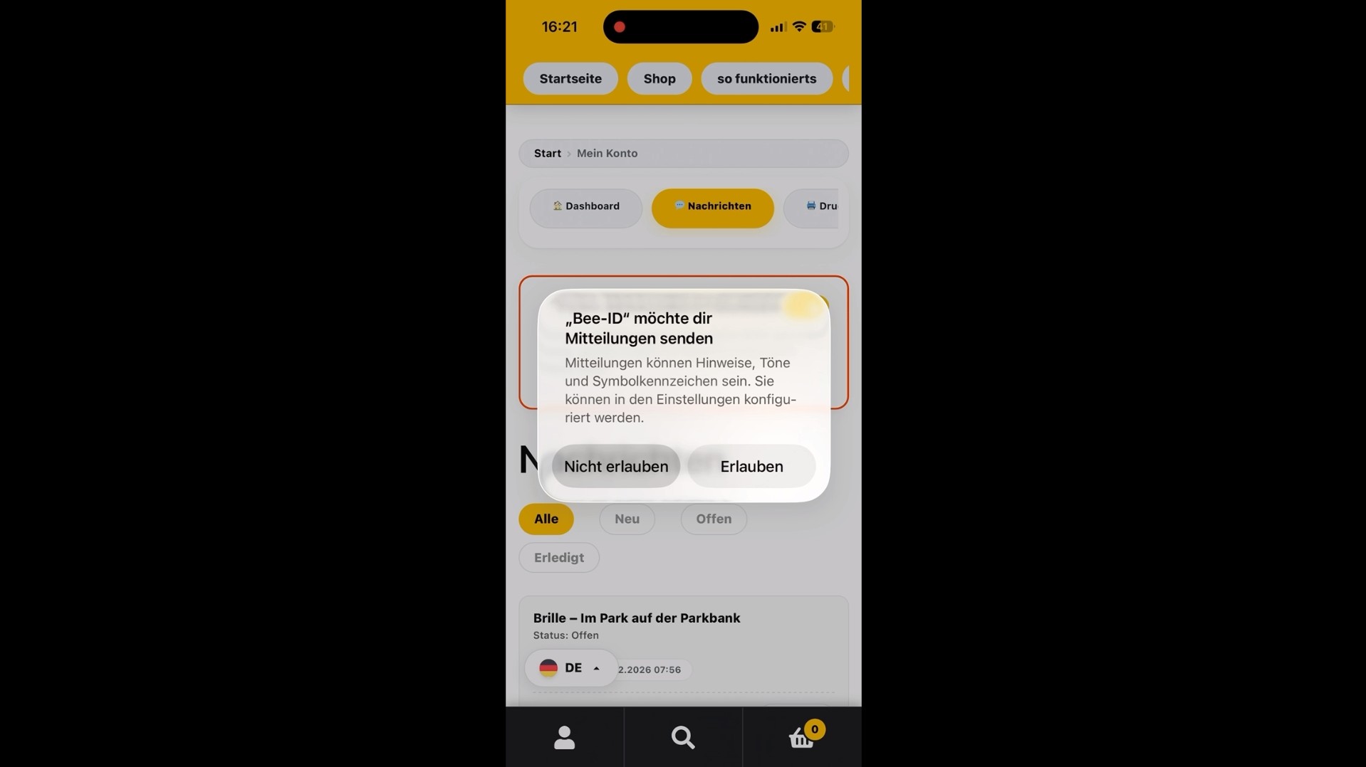 iPhone App installieren